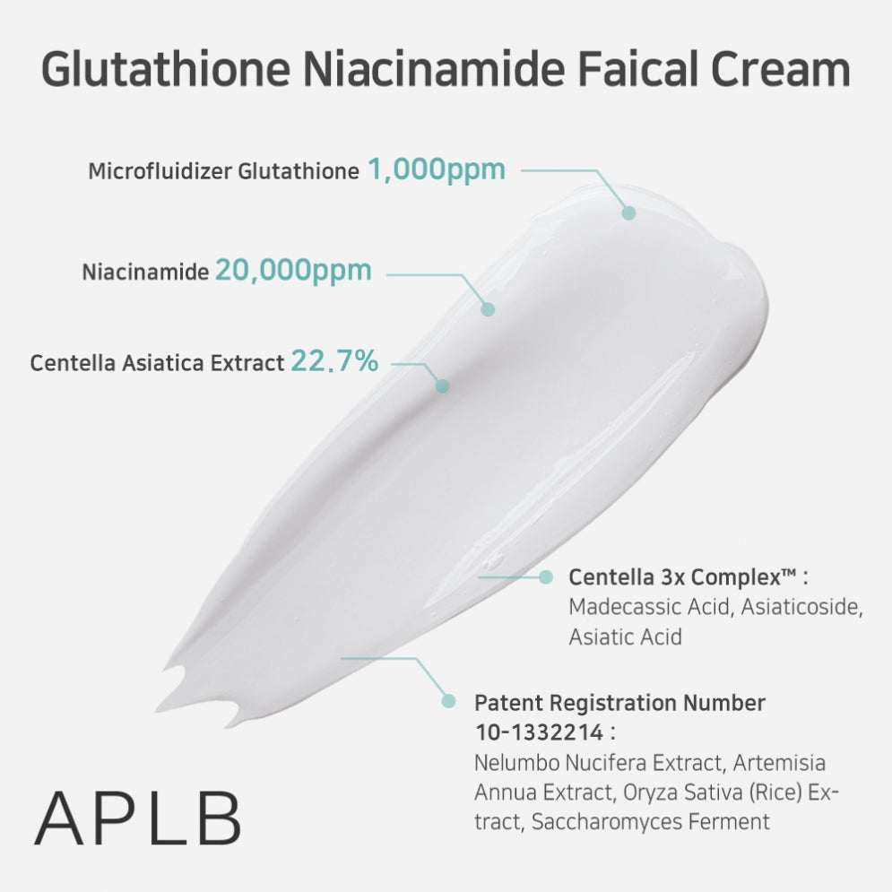 APLB Glutathione Niacinamide Facial Cream - Olive Kollection