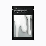 Abib Gummy Sheet Mask Collagen Milk Sticker - Olive Kollection