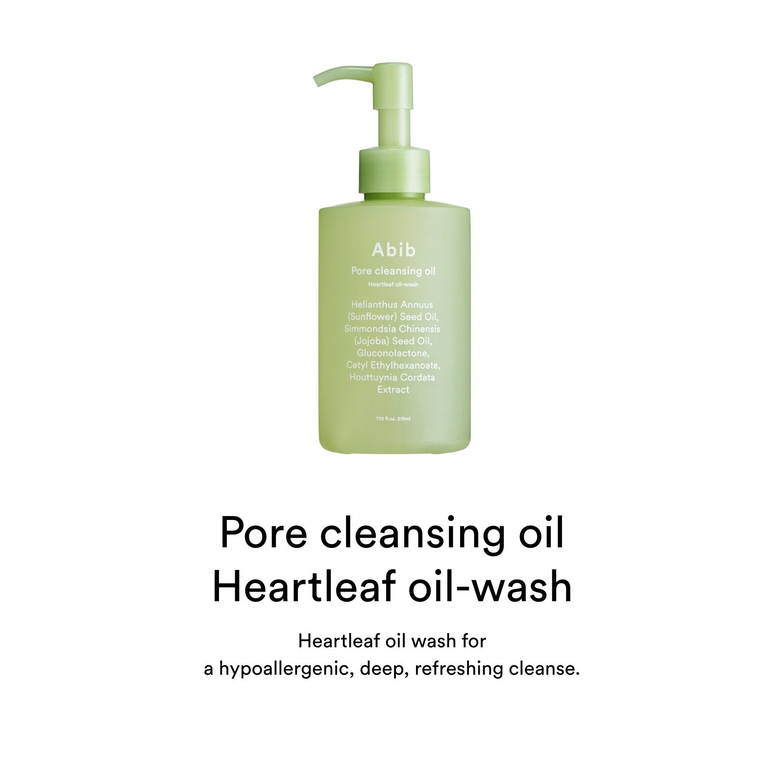 Abib Pore Cleansing Oil Heartleaf Oil Wash 210mL - Olive Kollection