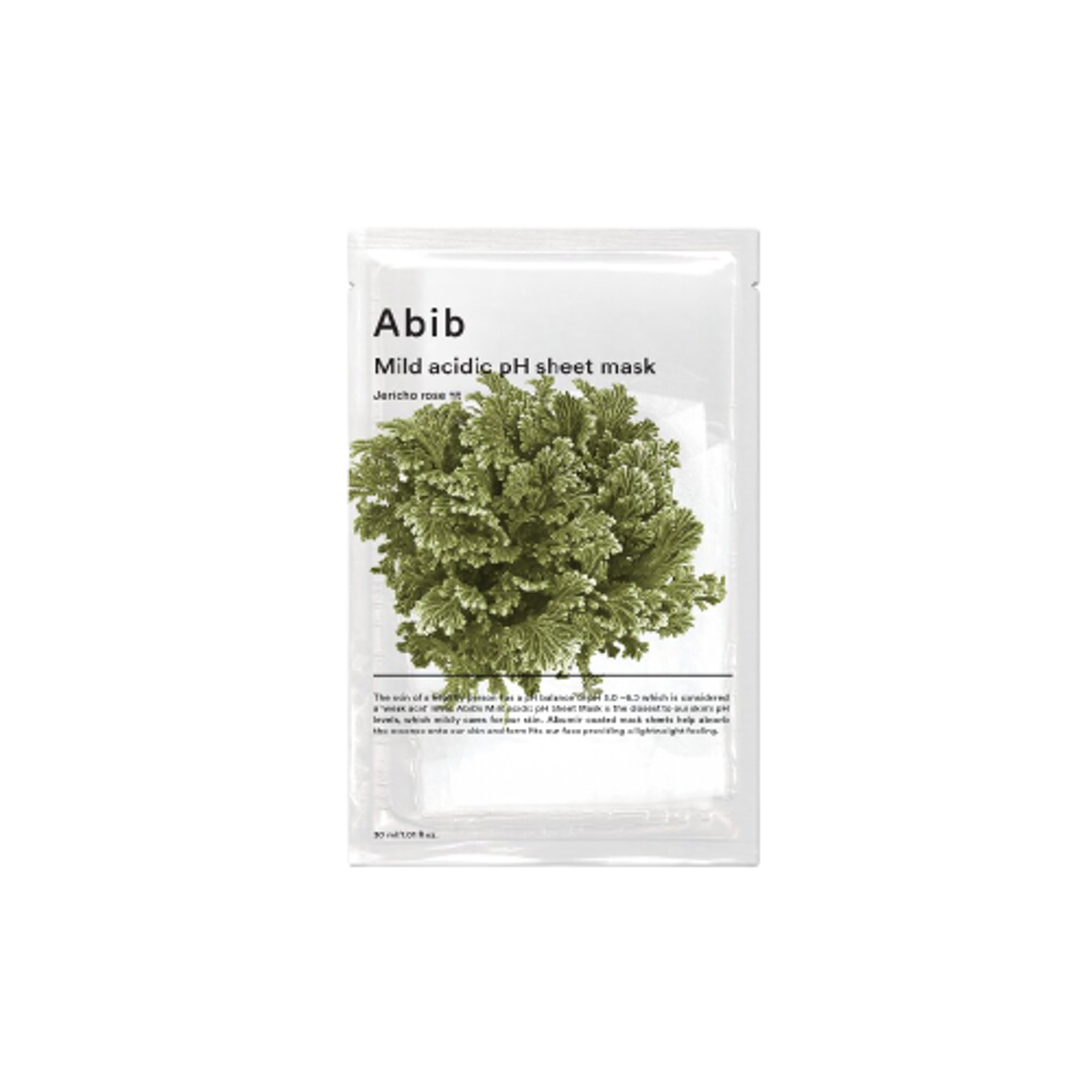 Abib Mild Acidic pH Sheet Mask Jericho Rose Fit 1P - Olive Kollection