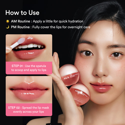 Abib PDRN Collagen Lip Mask Glazed Jelly - Olive Kollection