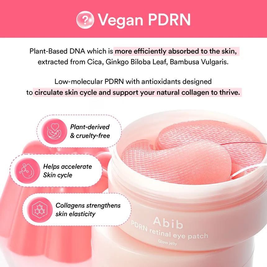 Abib PDRN Retinal Eye Patch Glow Jelly - Olive Kollection