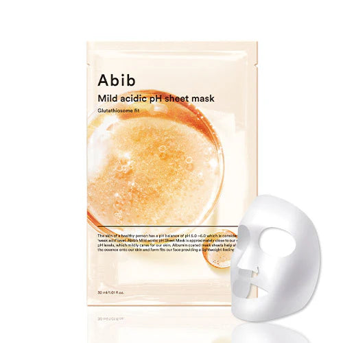 glutathione ph Abib Glutathione Sheet Mask – Brightening Korean Mask for Dark Spots & Melasma – Olive Kollection