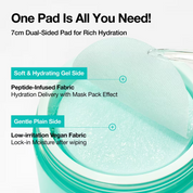 Anua PDRN 100 Hyaluronic Acid Glow Pad - Olive Kollection