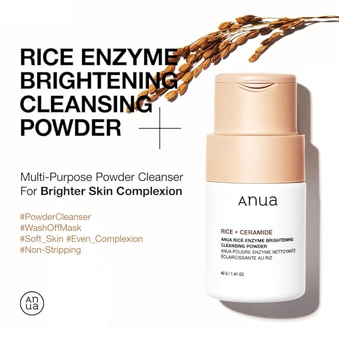 Anua Rice Enzyme Brightening Cleansing Powder - Olive Kollection