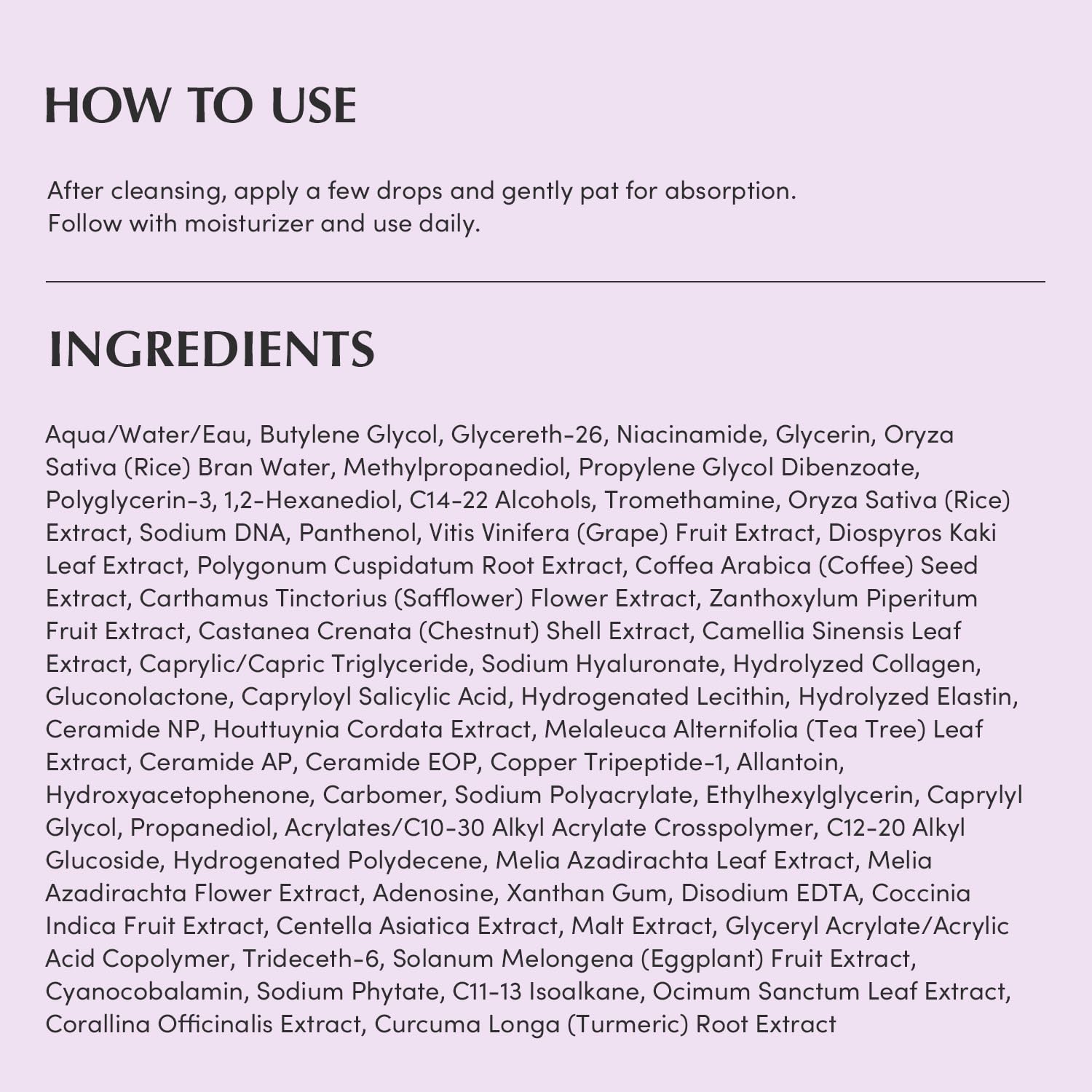 Eqqualberry Purple PDRN Pore Minimizing Serum - Olive Kollection