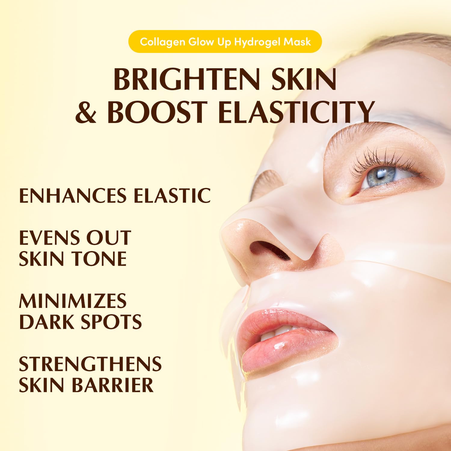 Eqqualberry Collagen Glow Up Hydrogel Mask - Olive Kollection