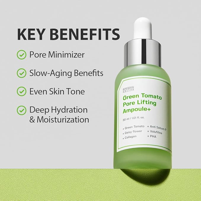 Sungboon Editor Green Tomato Pore Lifting Ampoule+ - Olive Kollection
