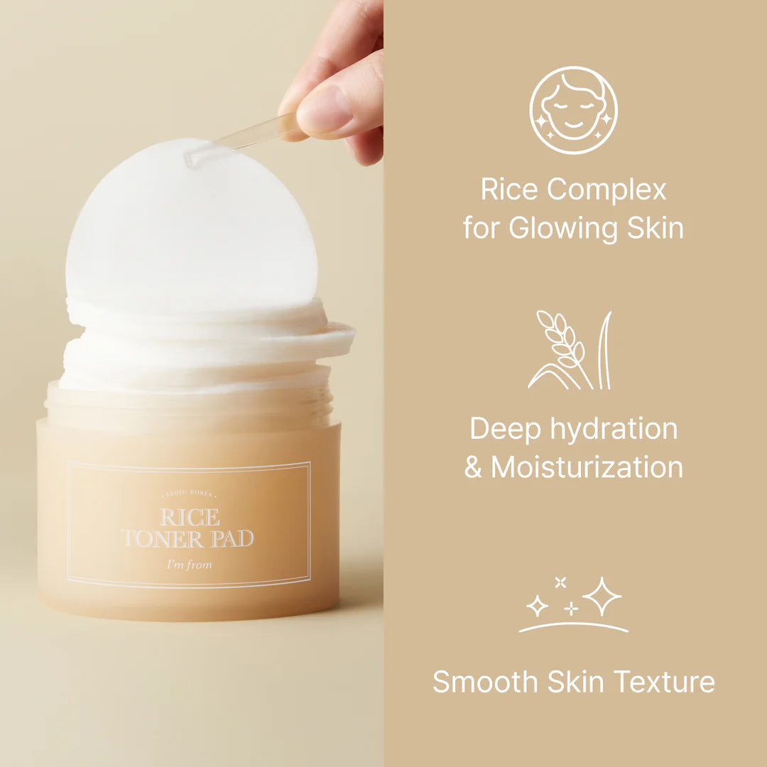 I'm From  Rice Toner Pads - Olive Kollection