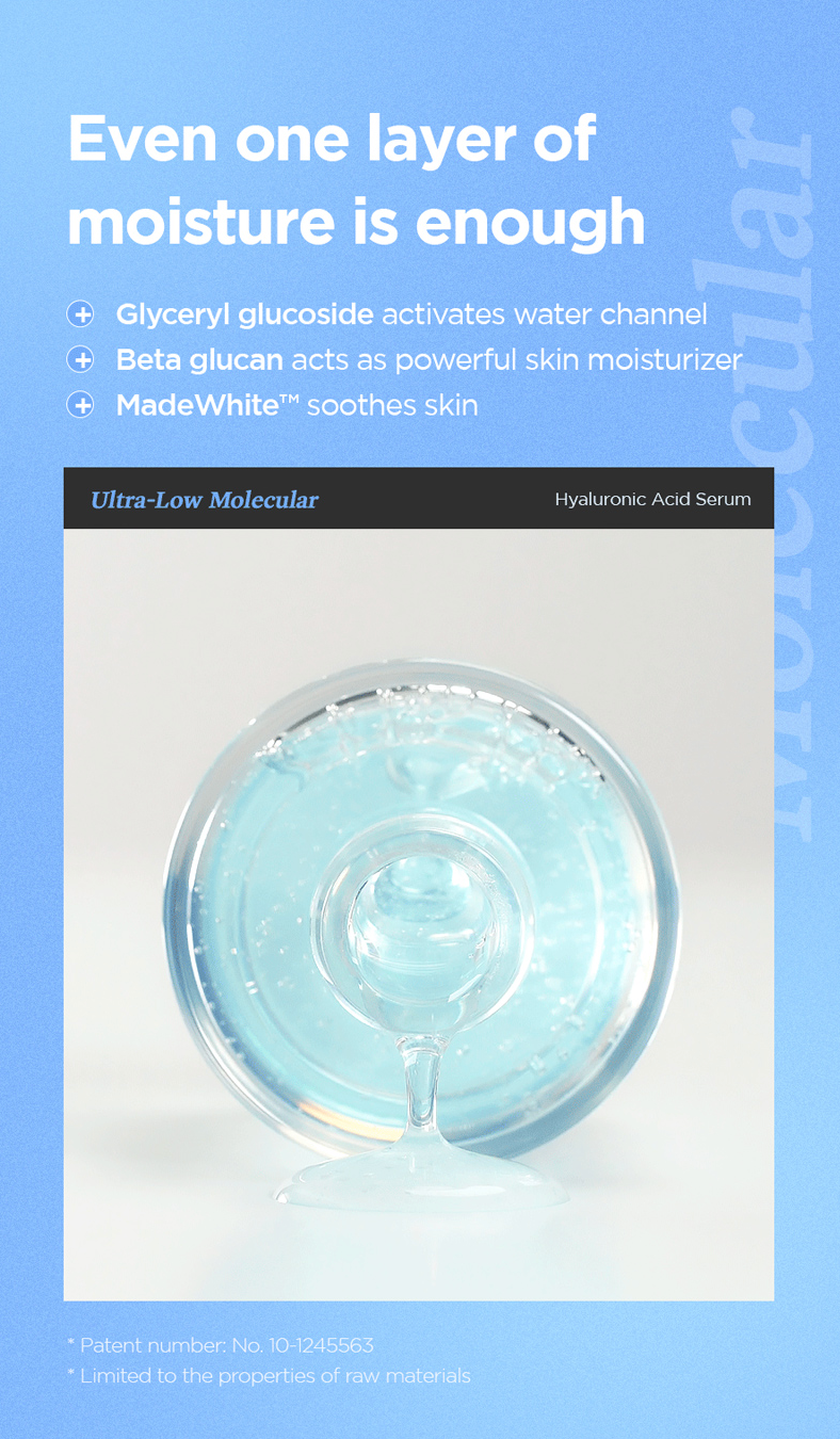 Isntree Ultra-Low Molecular Hyaluronic Acid Serum 50 ml - Olive Kollection