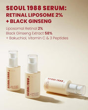 KSecret SEOUL 1988 Serum: Retinal Liposome 2% + Black Ginseng - Olive Kollection