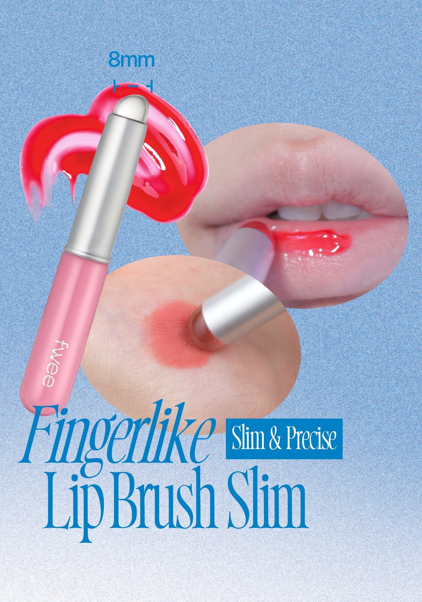 Fwee Fingerlike Silicone Lip Brush (2 types) - Olive Kollection