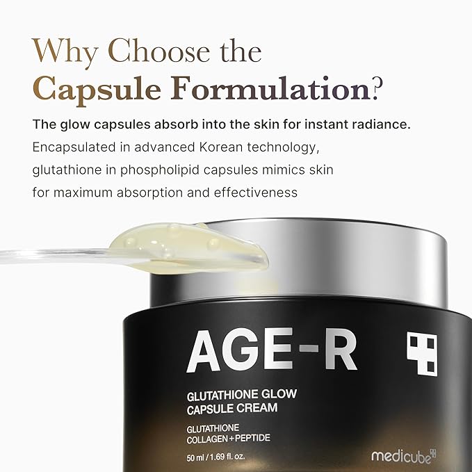 Medicube AGE-R Glutathione Glow Capsule Cream - Olive Kollection