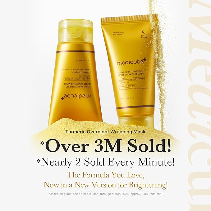 Medicube Kojic Acid Turmeric Night Wrapping Mask - Olive Kollection