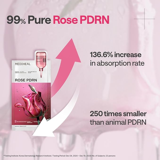 Mediheal Rose PDRN Essential Sheet Mask - Olive Kollection