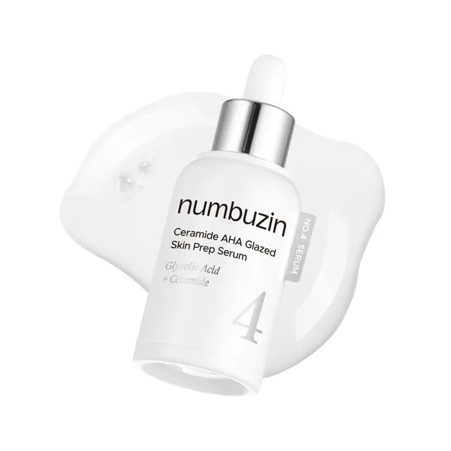Numbuzin No.4 Ceramide AHA Glazed Skin Prep Serum – 3% Glycolic