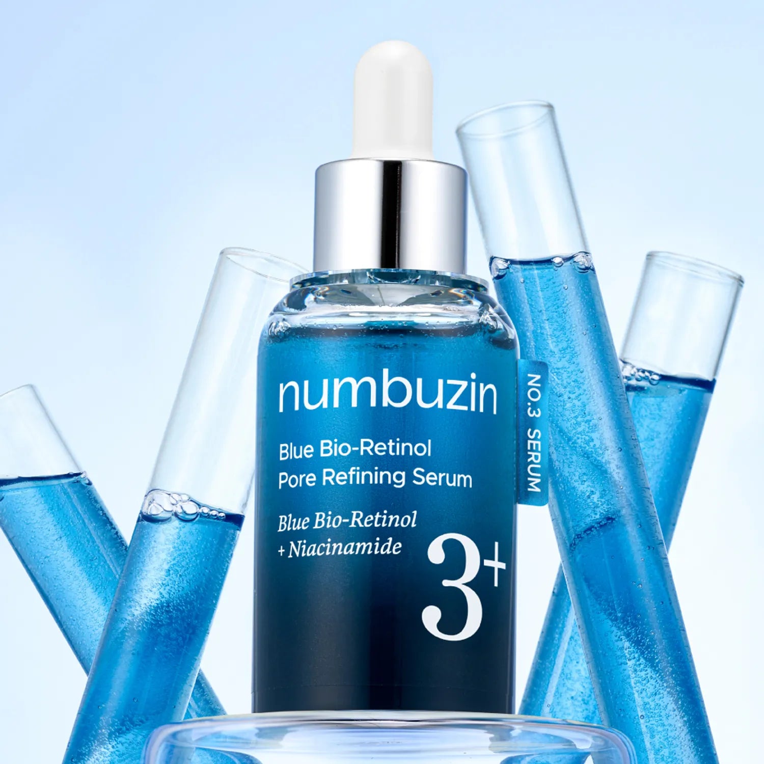 Numbuzin No.3 Blue Bio-Retinol Pore Serum – Korean Retinol for Numbuzin No.3 Blue Bio-Retinol Pore Serum – Korean Retinol for