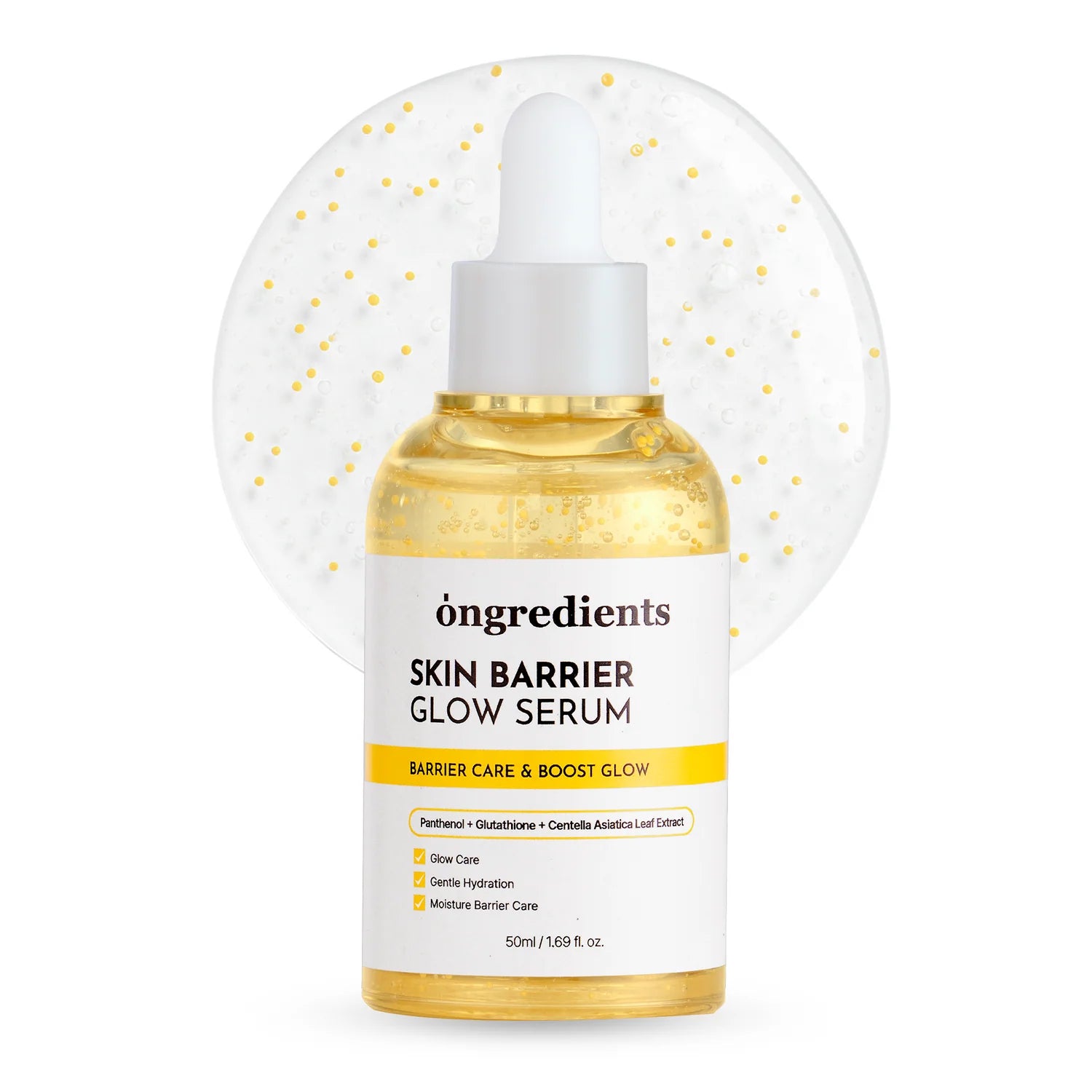 Ongredients Skin Barrier Glow Serum 99% Glutathione Capsules 10 HA Types Fragrance-Free 50ml Olive Kollection Ongredients Skin Barrier Glow Serum 99% Glutathione Capsules 10 HA Types Fragrance-Free 50ml Olive Kollection