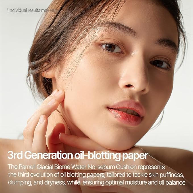 Parnell Glacial Biome Water No-Sebum Cushion 10g - Olive Kollection