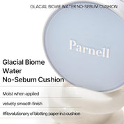 Parnell Glacial Biome Water No-Sebum Cushion 10g - Olive Kollection