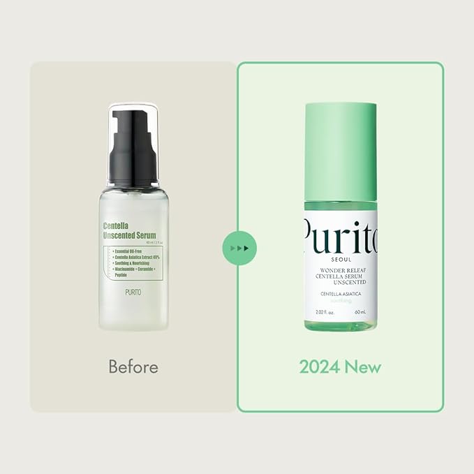 Purito Wonder Releaf Centella Unscented Serum - Olive Kollection