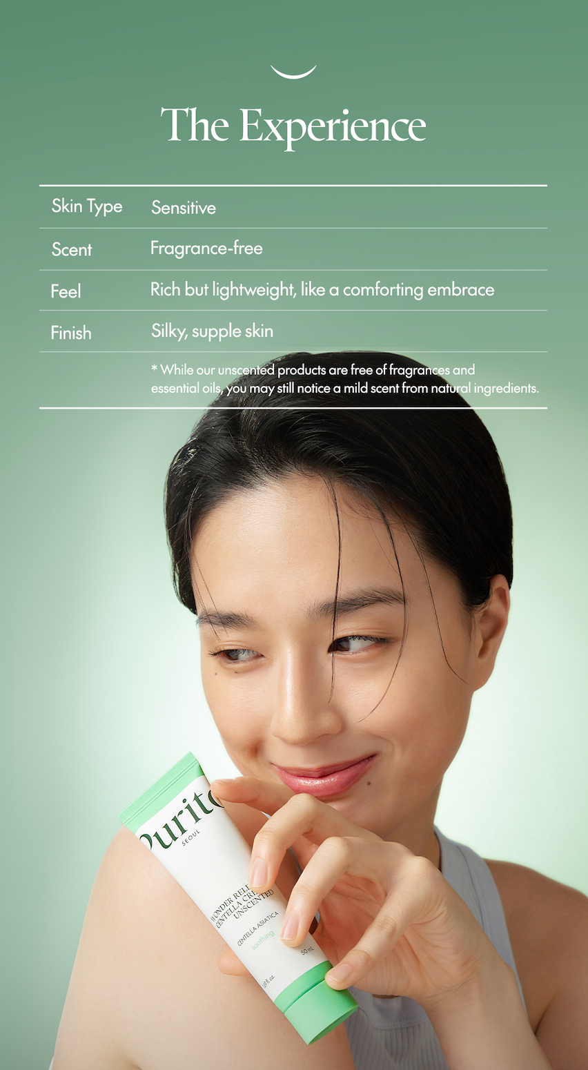 Purito Wonder Releaf Centella Cream Unscented - Olive Kollection