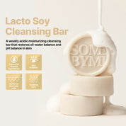 SOME BY MI Lacto Soy Low pH Morning Cleansing Bar - Olive Kollection