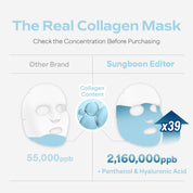 Sungboon Editor Deep Collagen Hyalu-B5 Hydrating Mask - 1 Box of 4 Sheets - Olive Kollection