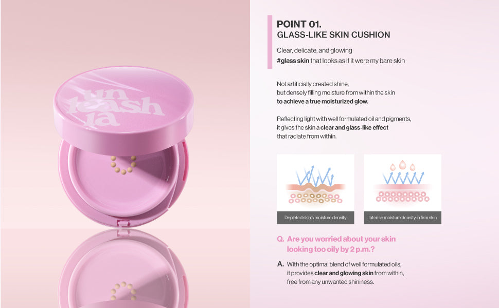 Unleashia Don't Touch Glass Pink Cushion - Olive Kollection