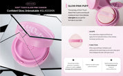Unleashia Don't Touch Glass Pink Cushion - Olive Kollection