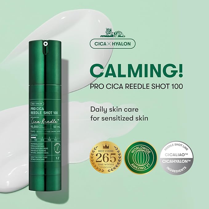 VT COSMETICS Pro Cica Reedle Shot 100 - Olive Kollection