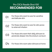 VT COSMETICS Pro Cica Reedle Shot 100 - Olive Kollection