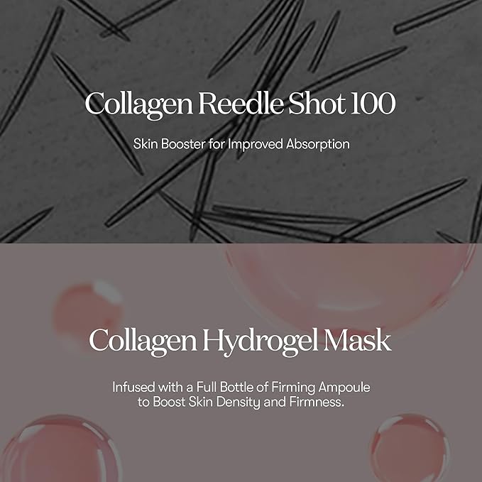 VT Collagen Reedle Shot 100 2-Step Hydrogel Mask - Olive Kollection