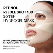 VT Cosmetics Reti-A Reedle Shot 100 2-Step Hydrogel Mask - Olive Kollection