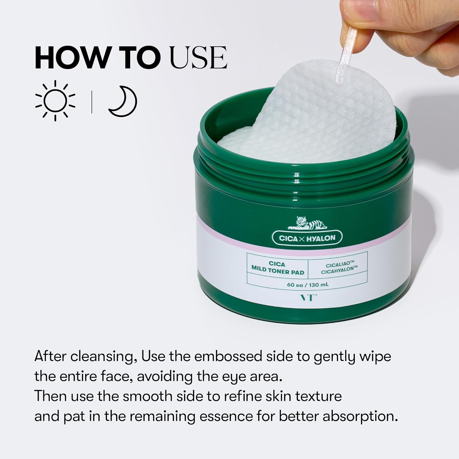 VT Cosmetics Cica Mild Toner Pads