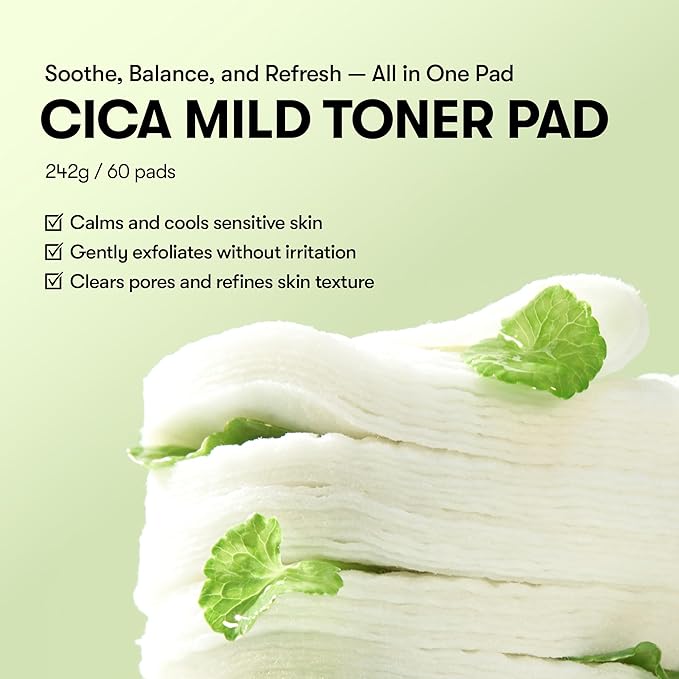 VT Cosmetics Cica Mild Toner Pads