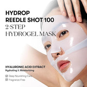 VT Hydrop Reedle Shot 100hL 2-Step Hydrogel Mask - Olive Kollection