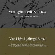 VT Vita-Light Reedle Shot 100 2-Step Hydrogel Mask Sheet - Olive Kollection