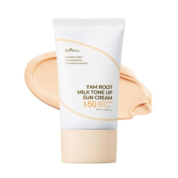 Isntree Yam Root Milk Tone Up Sun Cream - Olive Kollection
