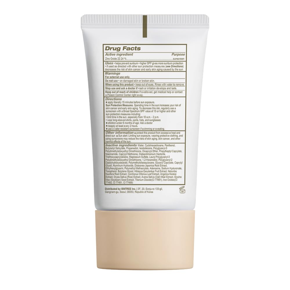 Isntree Yam Root Milk Tone Up Sun Cream - Olive Kollection