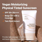 Isntree Yam Root Milk Tone Up Sun Cream - Olive Kollection