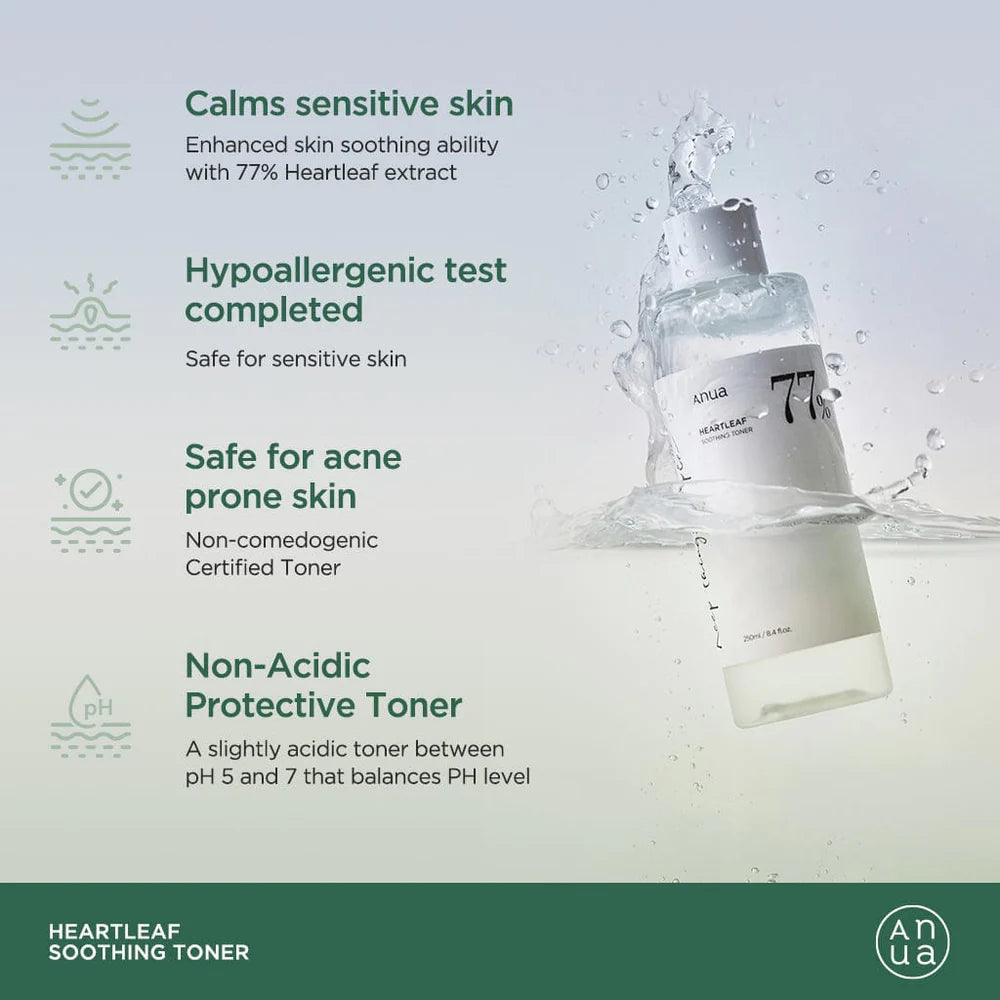 Anua Heartleaf 77% Soothing Toner - Olive Kollection