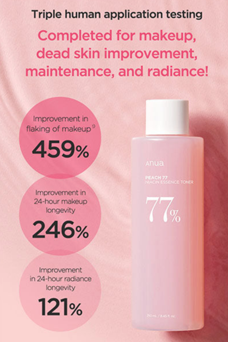 Anua Peach 77 Niacin Essence Toner - Olive Kollection