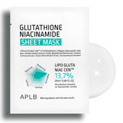 APLB Glutathione Niacinamide Sheet Mask - Olive Kollection