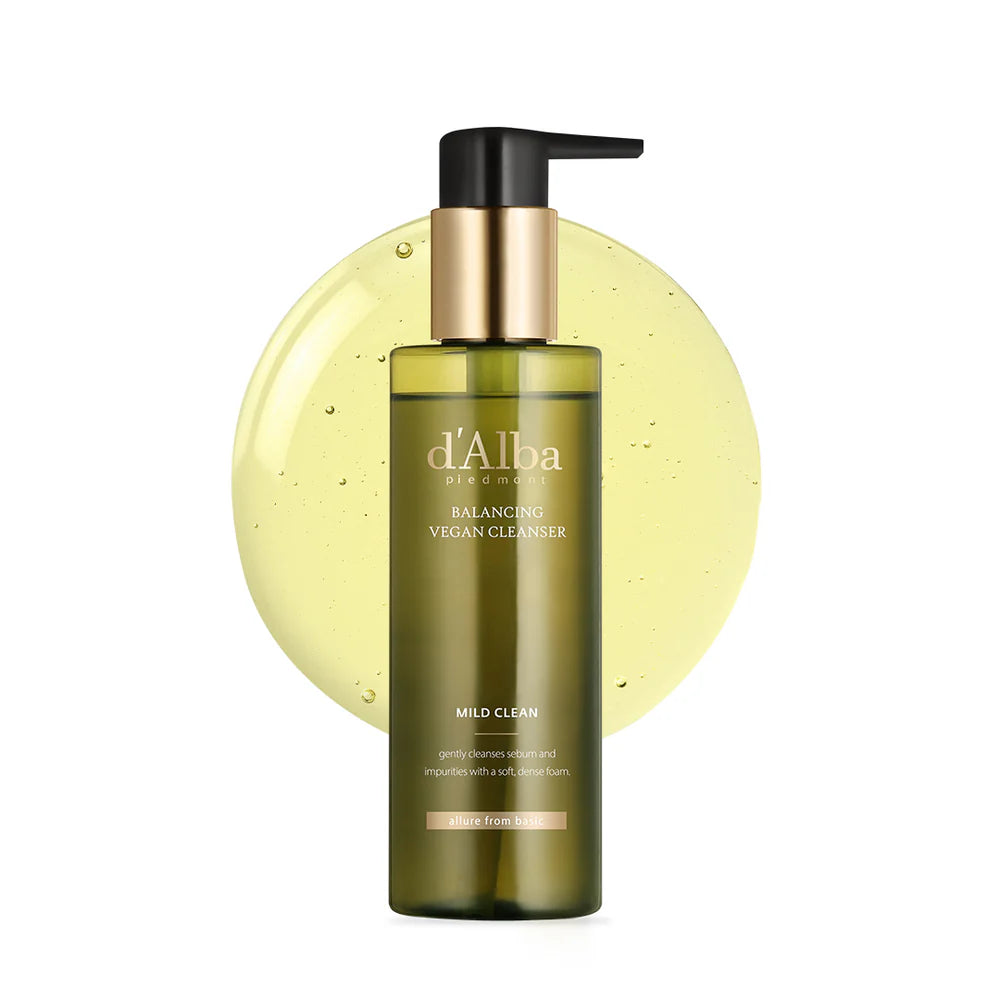 d'Alba Mild Skin Balancing Vegan Cleanser - Olive Kollection