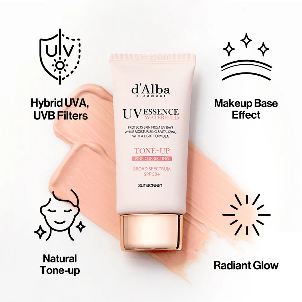 d'alba Piedmont UV Essense Waterfull Tone-Up Sunscreen - Olive Kollection
