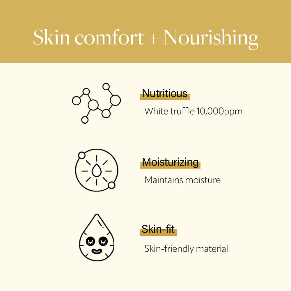 d'Alba White Truffle Nourishing Treatment Mask Box - Olive Kollection