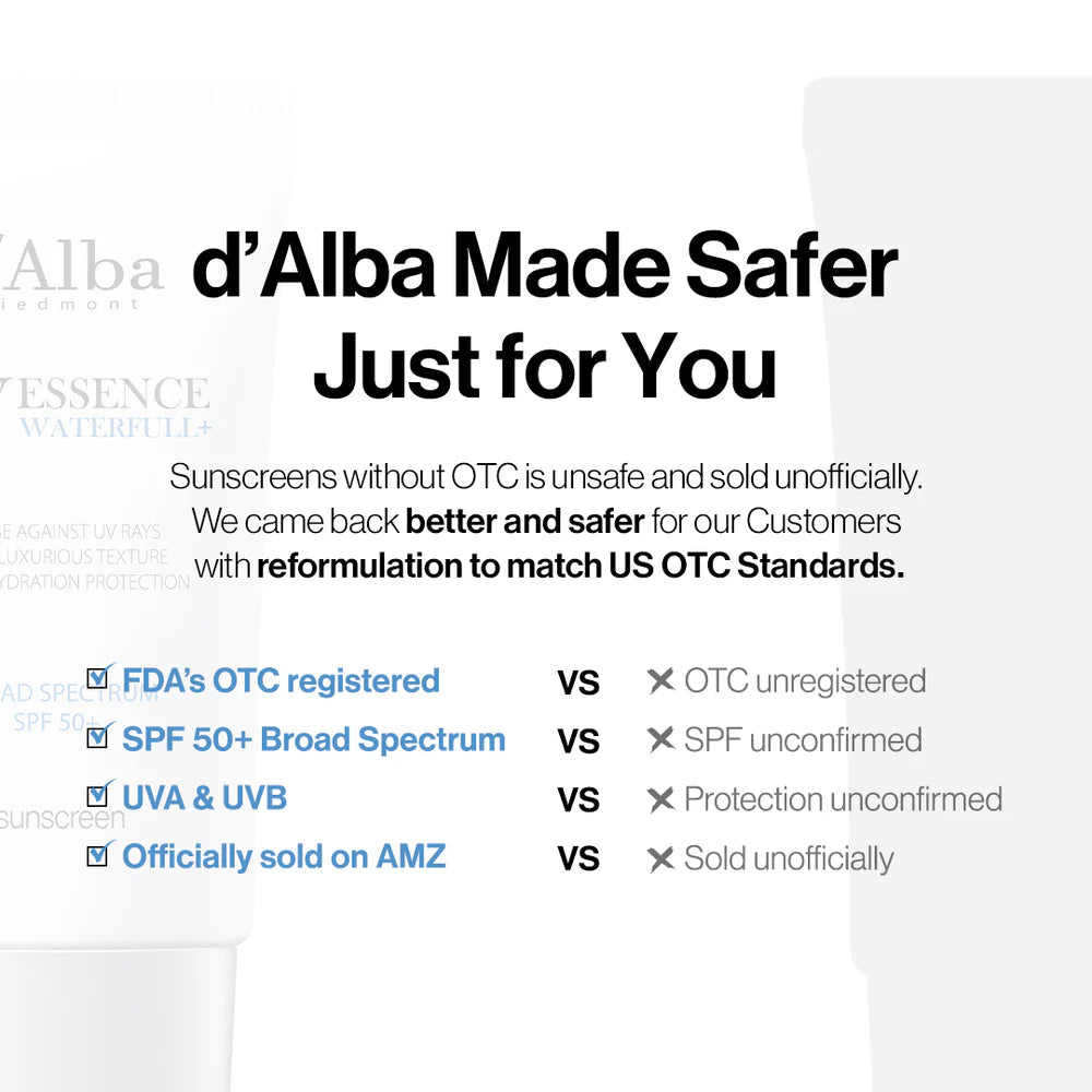 d'Alba Piedmont UV Essense Waterfull Sunscreen - Olive Kollection