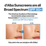 d'Alba Piedmont UV Essense Waterfull Sunscreen - Olive Kollection