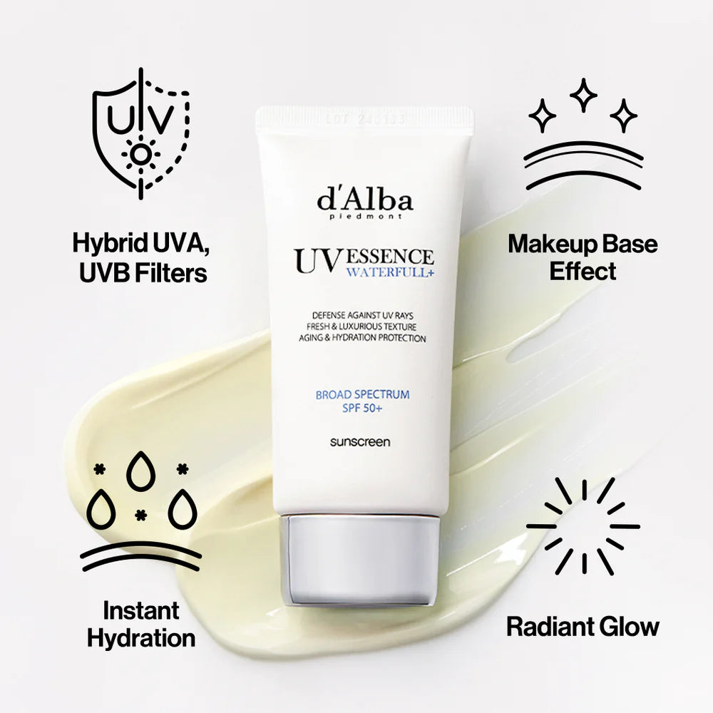 d'Alba Piedmont UV Essense Waterfull Sunscreen - Olive Kollection